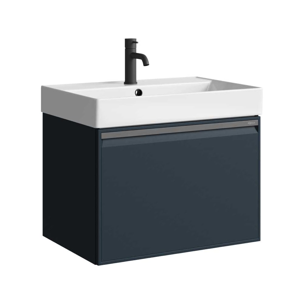 Изображение товара Подвесная тумба AQWELLA Pure 66 см серый МДФ ЛДСП современный дизайн