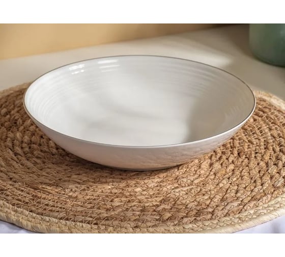 Изображение товара Суповая тарелка FIORETTA FIESTA белый 22 см TDP722