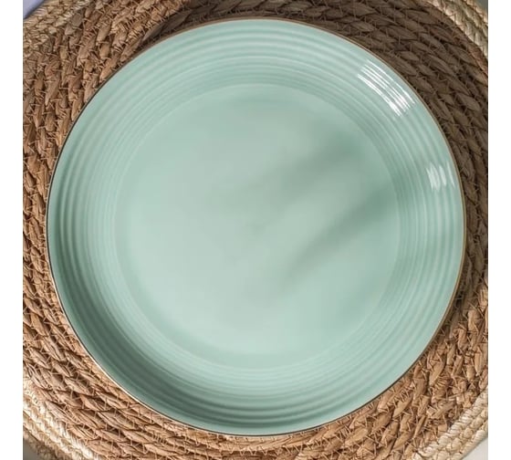 Изображение товара Обеденная тарелка FIORETTA FIESTA мятный 25 см TDP700