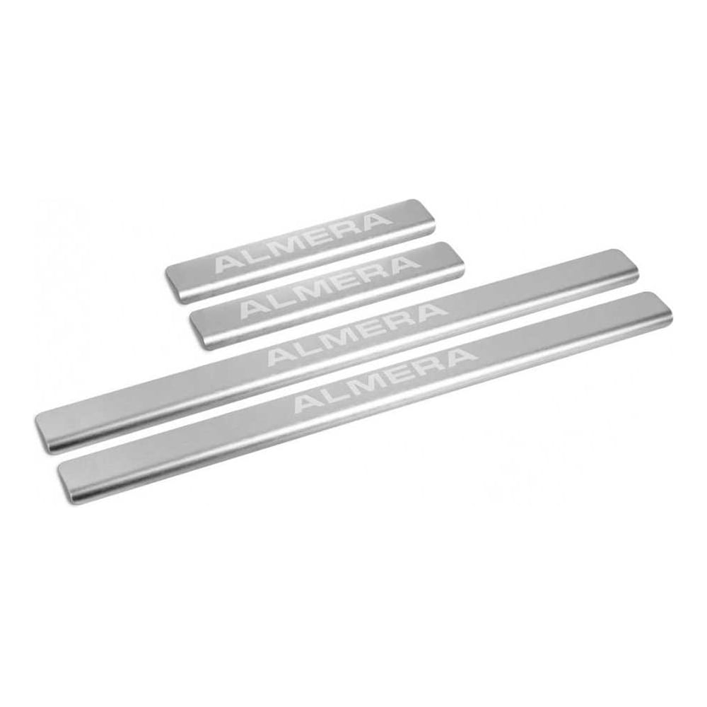 Изображение товара Накладки порогов AutoMax для Nissan Almera 2012-2018 4 шт защита порогов