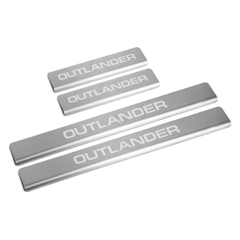 Изображение товара Накладки порогов AutoMax для Mitsubishi Outlander 2005-2012 4 шт