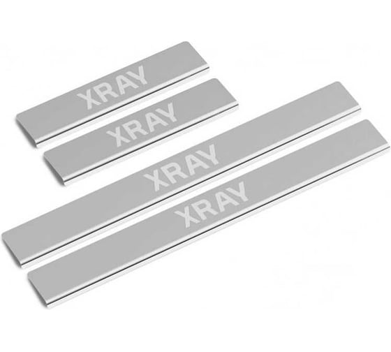 Изображение товара Накладки порогов AutoMax 4 шт, Lada XRAY 2016-/ XRAY Cross 2018- AMLAXRA01