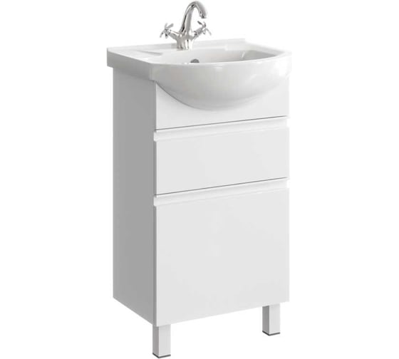 Изображение товара Напольная тумба AQWELLA Rodos 50 см в цвете белый ROD01052N