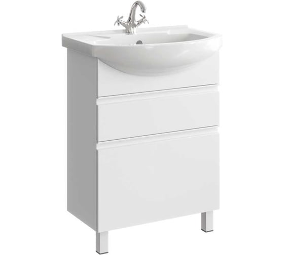 Изображение товара Напольная тумба AQWELLA Rodos 65 см в цвете белый ROD01062N