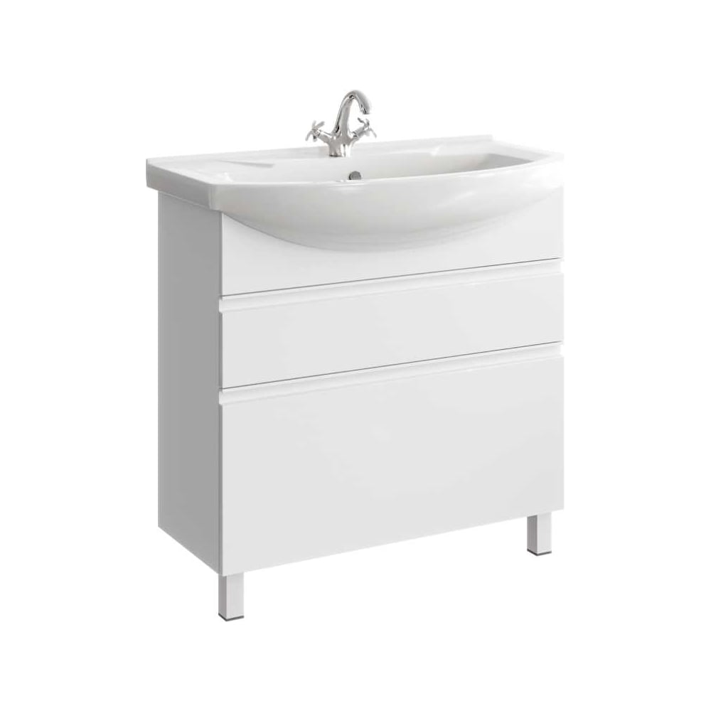 Изображение товара Напольная тумба AQWELLA Rodos 88 см в цвете белый ROD01082N