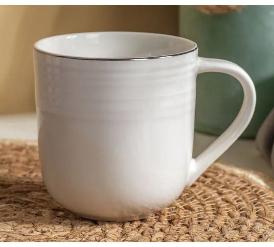 Изображение товара Кружка FIORETTA FIESTA белый 400 мл TDM724