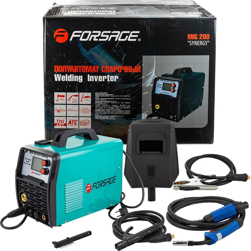Сварочный аппарат Forsage F-MIG200 SYNERGY 28270