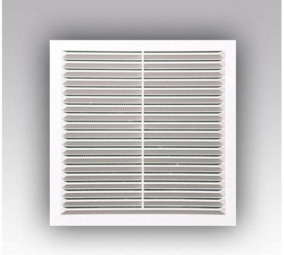 Изображение товара Решетка вентиляционная Флекс 175х175 мм, жалюзи наклонные, с москитной сеткой 504941