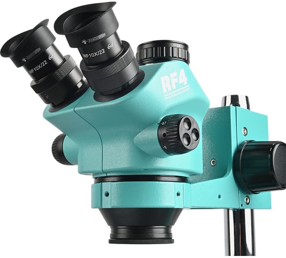 Изображение товара Микроскоп RF4 RF7050TVD2 тринокулярный с термостойким ковриком 7х-50х с подсветкой М7762413