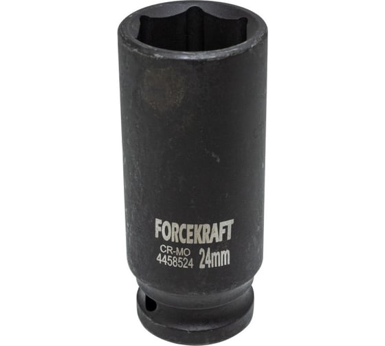 Изображение товара Головка ударная глубокая 6-гранная Forcekraft 24 мм, 1/2"DR FK-4458524(27039)