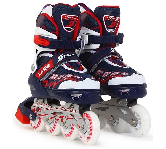 Изображение товара Ролики раздвижные Start Up Laser синий 360343 S (31-34)