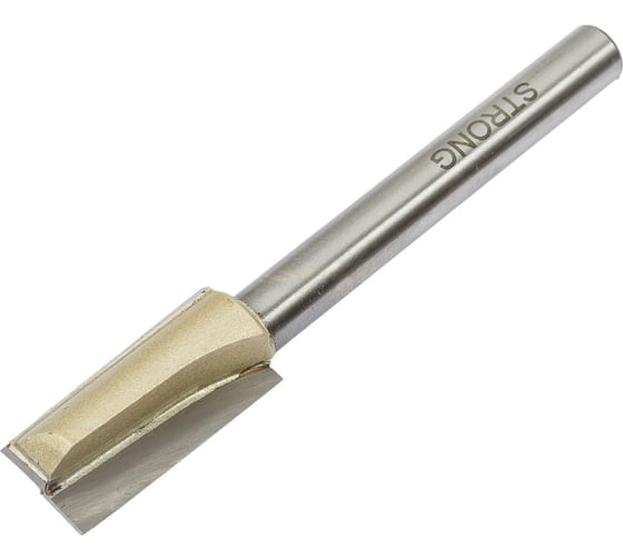 Изображение товара Фреза прямая пазовая по дереву (14х30х60 мм; хвостовик 8 мм) Strong СТФ-10070014