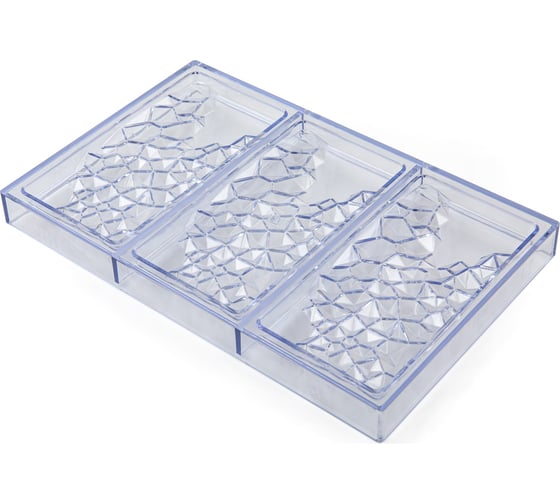 Изображение товара Форма для шоколада S-Chief полистирол, 27.5 х 17.5 х 2.5 см, 1 шт, №4 осколки PPC-0101 739737