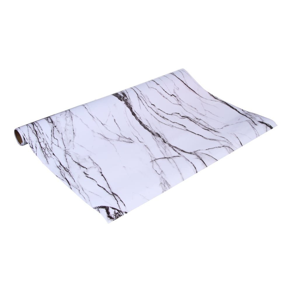 Изображение товара Гибкое стекло VETTA ПВХ мрамор 60x80x0,08 см белое для стен и мебели