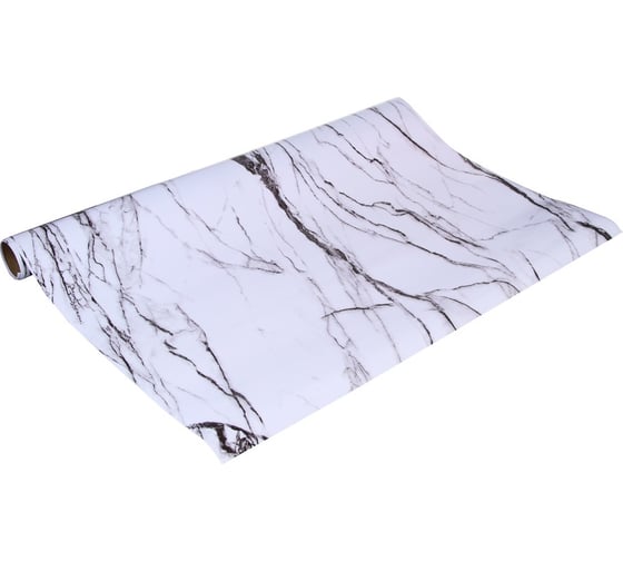 Изображение товара Гибкое стекло VETTA ПВХ, мрамор, белый, 60x80x0,08 см 416-275