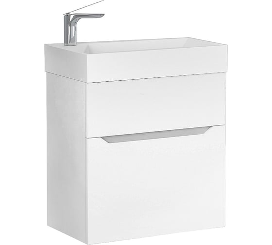 Изображение товара Jorno Тумба Folk 65 подвесная Белая для раковины 26705324 Folk.01.65, P, W, JR