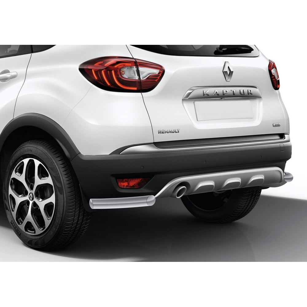 фото Защита заднего бампера для renault kaptur 2016-2020 rival