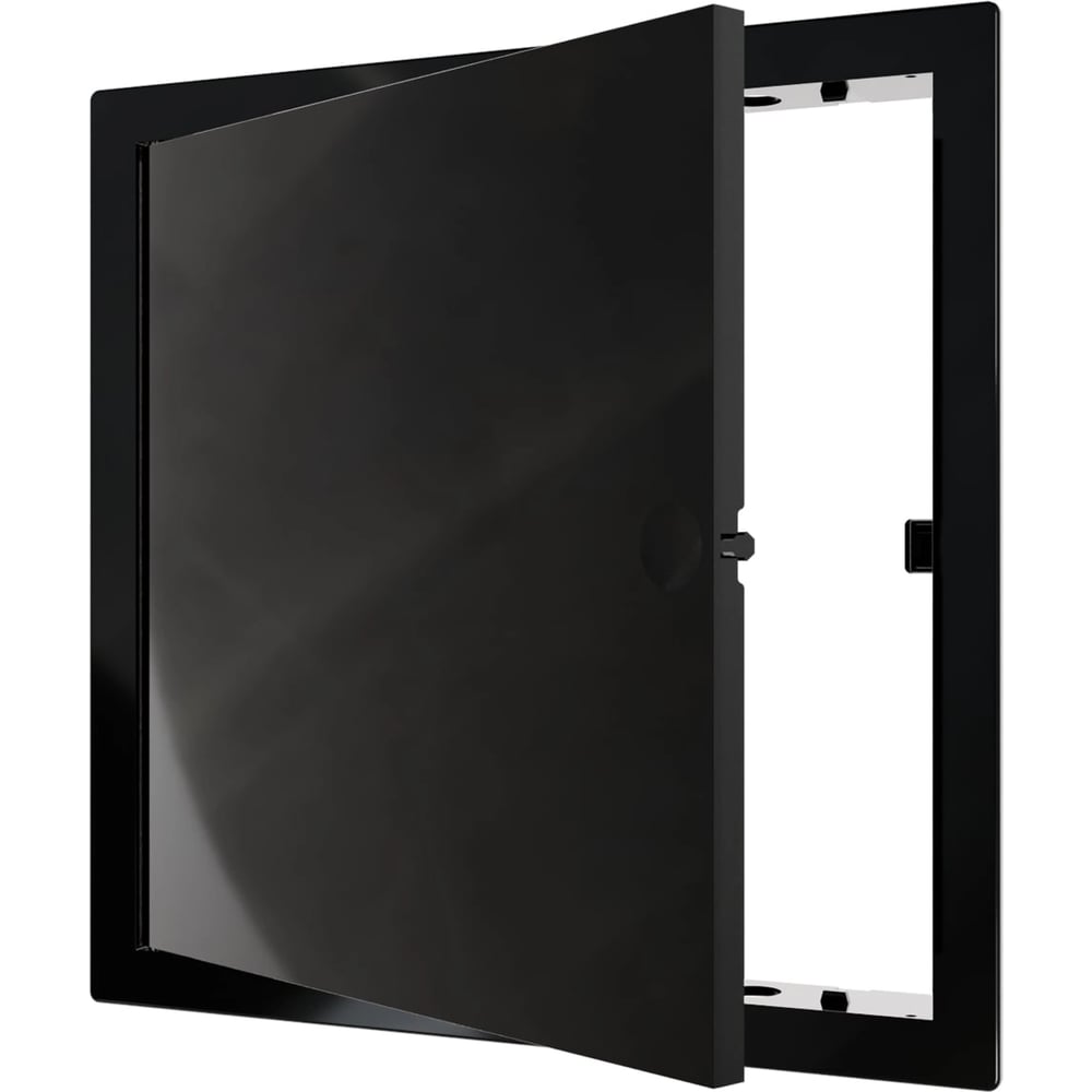 Изображение товара Люк ревизионный EVECS LN фланец, 200x200, нажимной, 224х224, пластик, Black L2020N black
