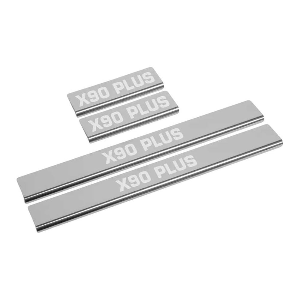 Изображение товара Накладки порогов AutoMax для Jetour X90 Plus 2023, 4 шт.