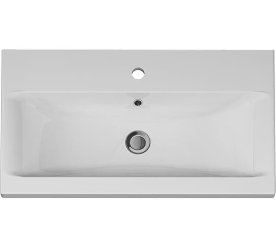 Изображение товара Раковина мебельная AM.PM GEM Plus керамическая, 75 см, встроенная, цвет: белый глянец M90WCC0752BWG