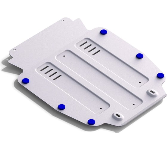 Изображение товара Защита картера Rival для Audi Q7 I рестайлинг 2009-2015, штампованная, алюминий 4 мм, с крепежом, 333.0305.2