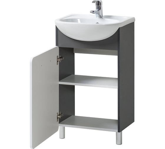 Изображение товара Тумба для ванной Акваль Сеул 50 см СЕУЛ.50.50.27.N