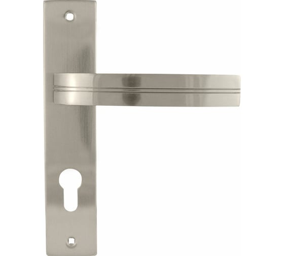 Изображение товара Дверная ручка на планке НОРА-М 106-70 мм, мат.хром 17012