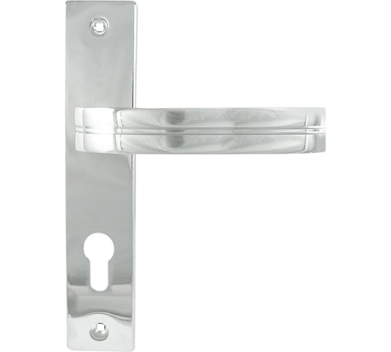 Изображение товара Дверная ручка на планке НОРА-М 106-70 мм, хром 16992