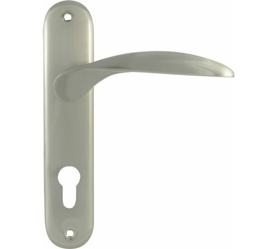 Изображение товара Дверная ручка на планке НОРА-М 94-70 мм, мат. хром 12107