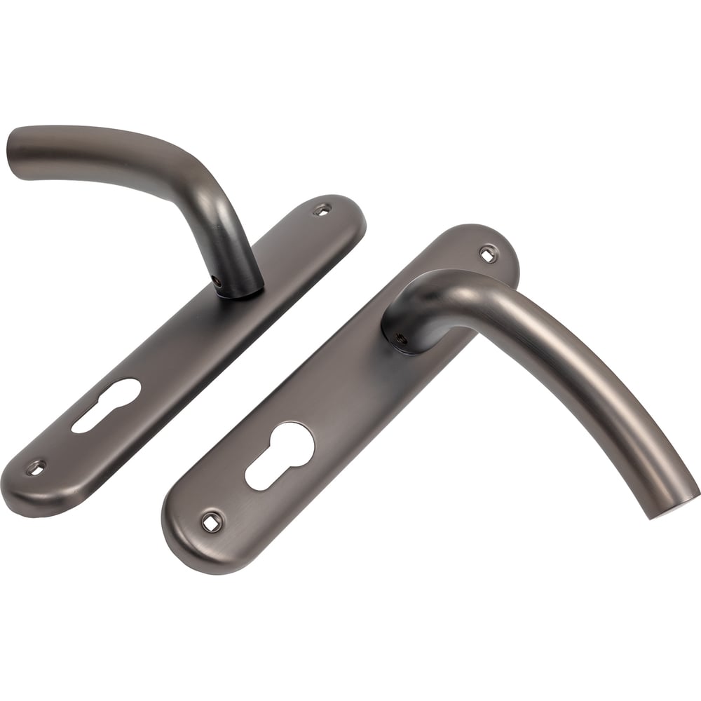 Изображение товара Дверная ручка НОРА-М 96-70 мм графит