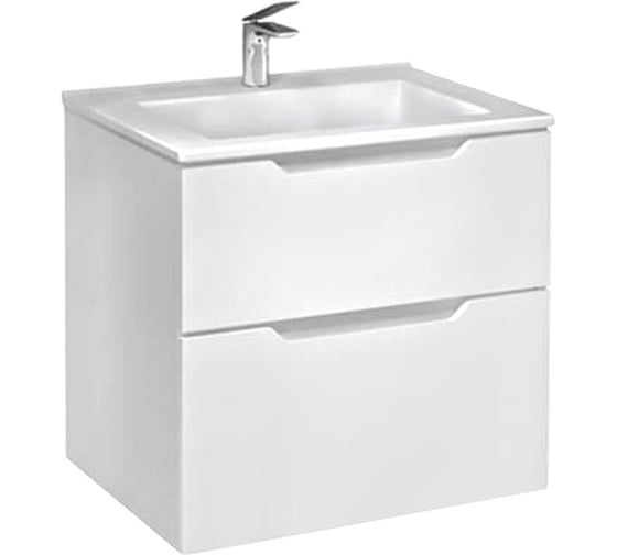 Изображение товара Подвесная тумба Jorno Slide 65 для раковины Оскар 65 Sli.01.65, P, W