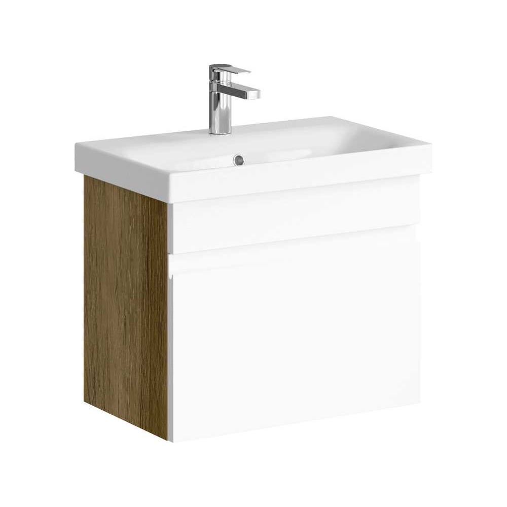 Изображение товара Подвесная тумба AQWELLA Smart 60 см в тёмном цвете дерева