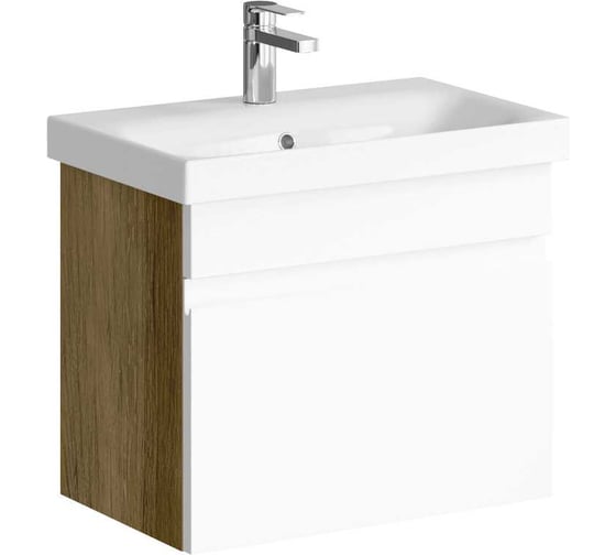 Изображение товара Подвесная тумба AQWELLA Smart 60 см в цвете дерево тёмное SRT0106DB