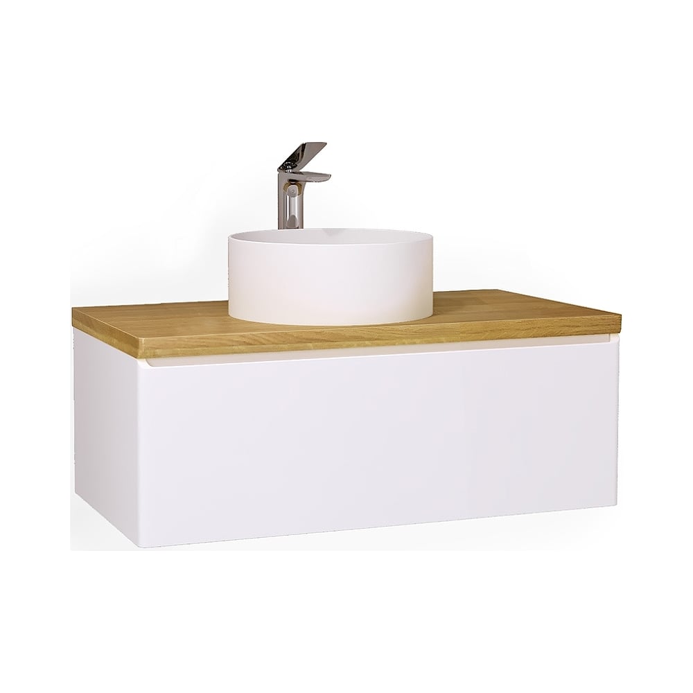 Изображение товара Тумба JORNO Solis new 100 подвесная белая