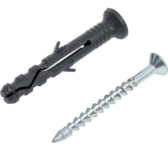 Изображение товара Дюбель гвоздь ВИРТУОЗ 6x40 потайной бортик - 100 шт П-32342