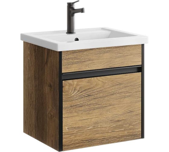 Изображение товара Подвесная тумба AQWELLA Urban 50 см в цвете дерево темное URB0105DB