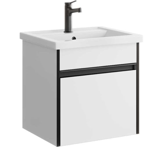 Изображение товара Подвесная тумба AQWELLA Urban 50 см в цвете белый URB0105W