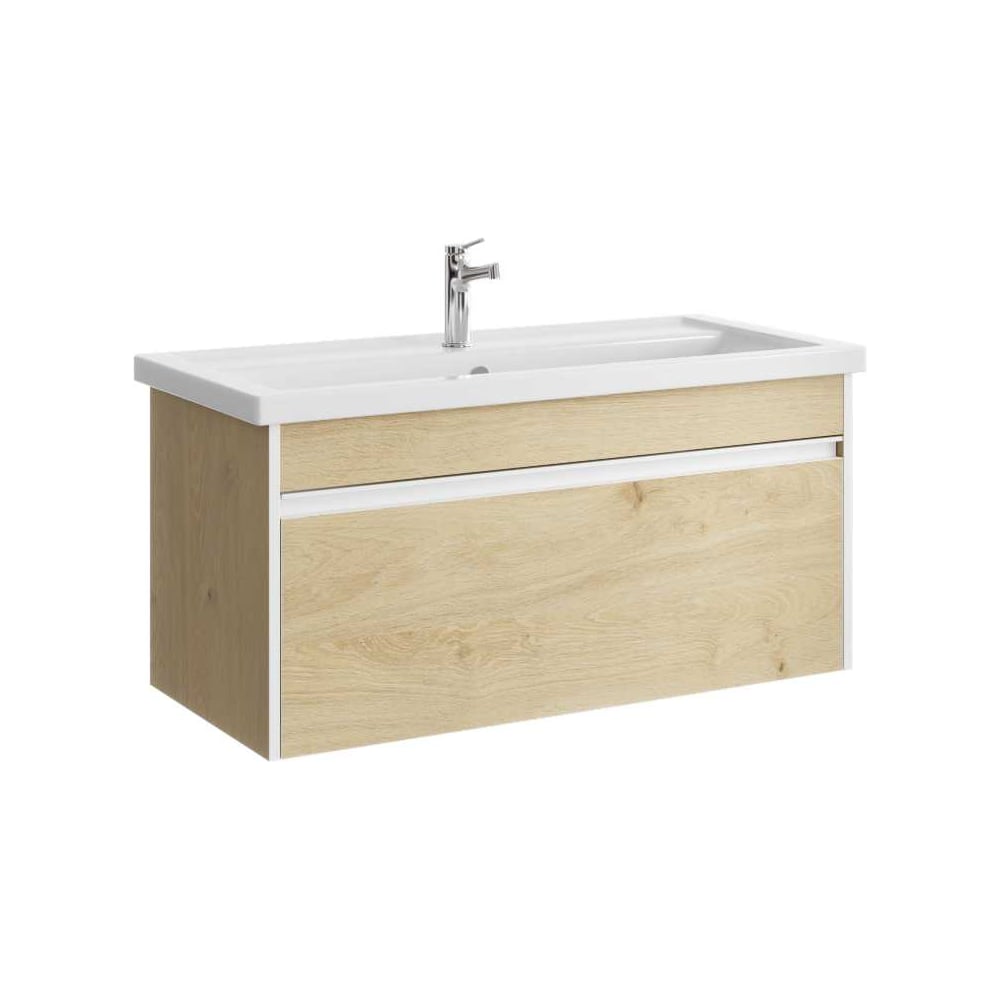 Изображение товара Подвесная тумба AQWELLA Urban 100 см дуб Давос современная система хранения