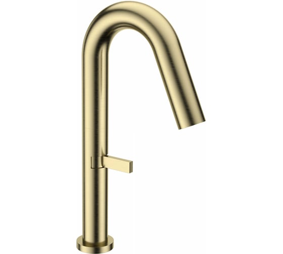 Изображение товара Смеситель для раковины высокий Wonzon & Woghand брашированное золото WW-6068-BG