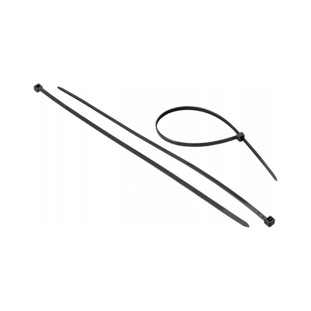 Изображение товара Нейлоновые стяжки для кабелей AURA 3,6x200 мм 100 шт. черные