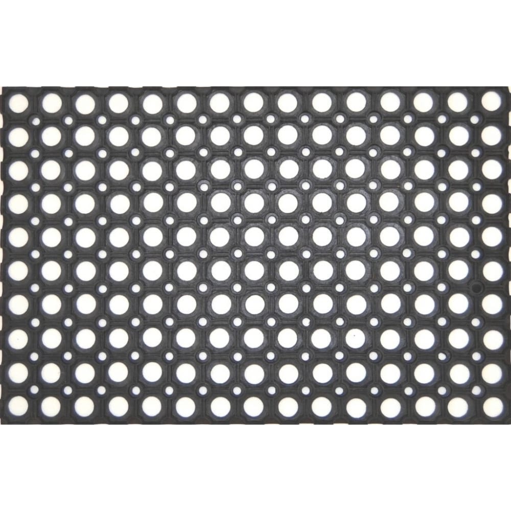 Придверный ячеистый коврик ComeForte коврик ячеистый грязесборный 100×150×1 6 см чёрный
