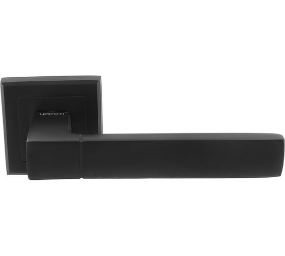 Изображение товара Дверная ручка НОРА-М 109К AL черный 17240