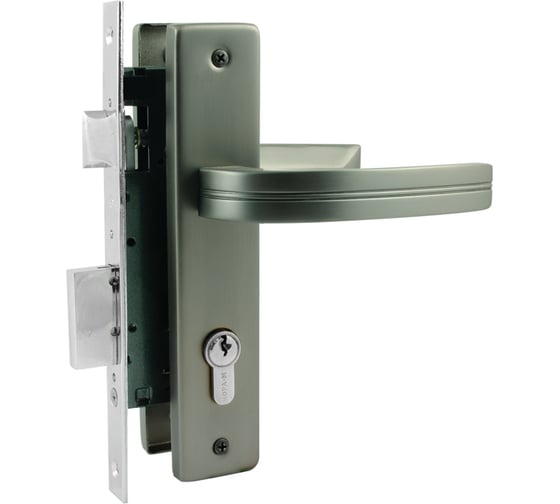 Изображение товара Врезной замок НОРА-М N106-70 Л графит 17056