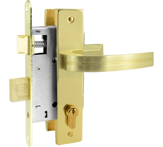 Изображение товара Врезной замок НОРА-М N106-70 Л золото 16990