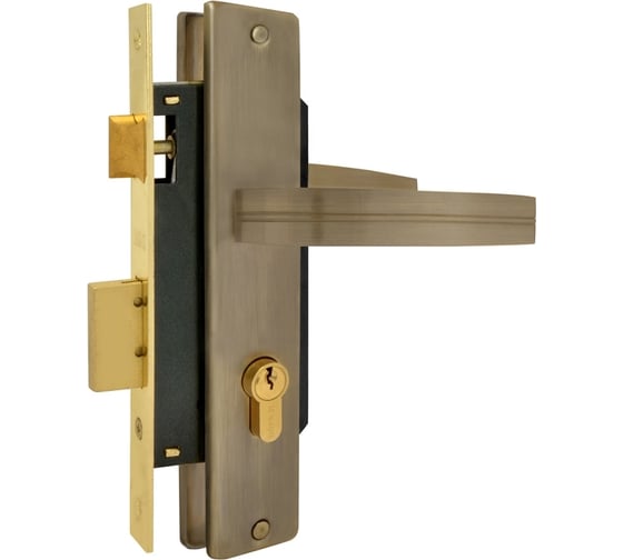 Изображение товара Врезной замок НОРА-М N106-70 Л ст. бронза 17025