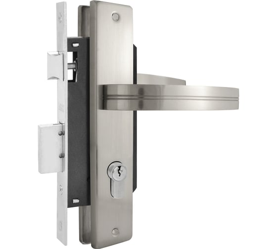 Изображение товара Врезной замок НОРА-М N 106-70 Л матовый хром 17026