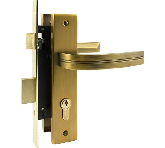 Изображение товара Врезной замок НОРА-М N 106-70 Л матовый кофе 17092