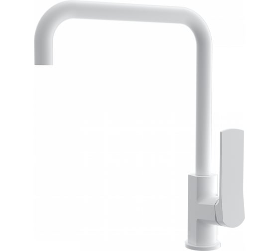 Изображение товара Смеситель для кухни Wonzon & Woghand белый матовый WW-L1006-MW
