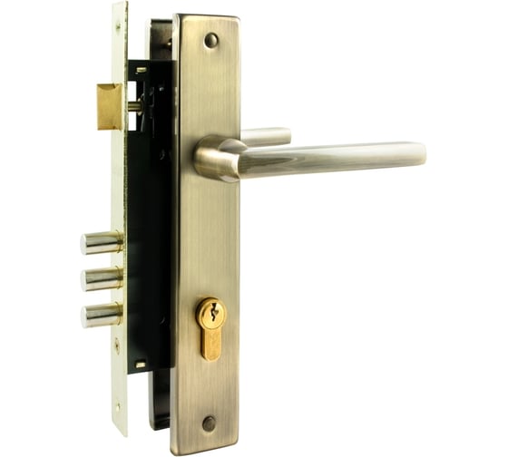 Изображение товара Врезной замок НОРА-М N 108-85 M старая бронза 17096