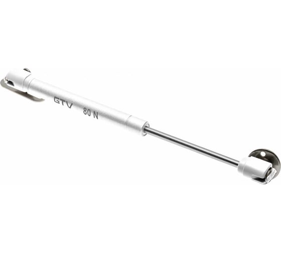 Изображение товара Газлифт мебельный GTV 80n, с амортизатором, цвет белый ( упаковка 10 шт) PD-GAM080-N10